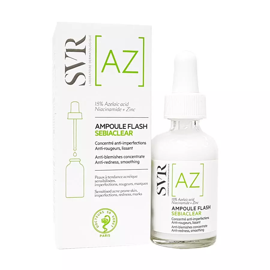 SVR SEBIACLEAR AMPOULE AZ FLASH ANTI IMPERFECTIONS 30ML