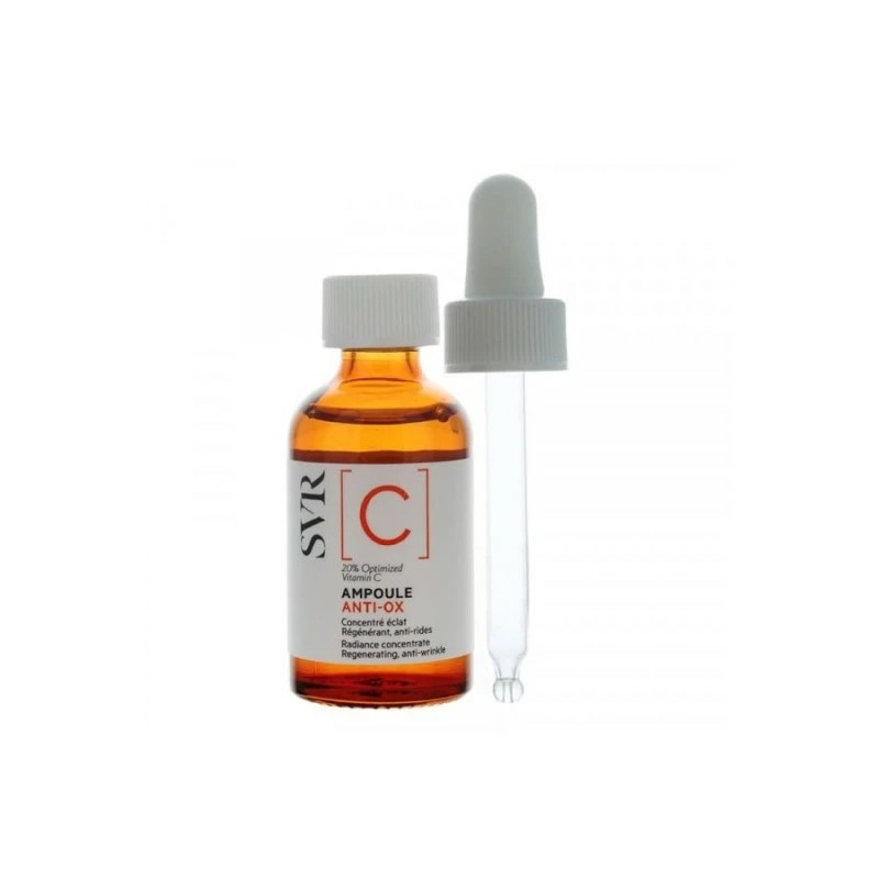 SVR AMPOULE ANTI OX VITAMINE C 20% 30ML TOUS TYPES DE PEAUX